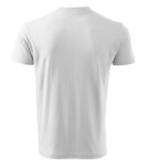 V-neck tričko unisex bílá XL