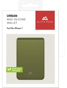 Black Rock Urban Mag Wallet olivová / Pouzdro na karty / magnetické / univerzální (9200UMW45)
