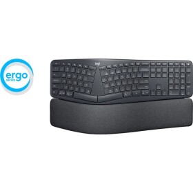 Logitech Wireless K860 Ergo US černá/ Bezdrátová klávesnice Ergonomická BT USB US layout