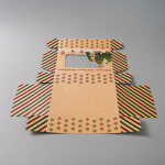 Cake star Vánoční krabice "stromeček" 25x17x7cm