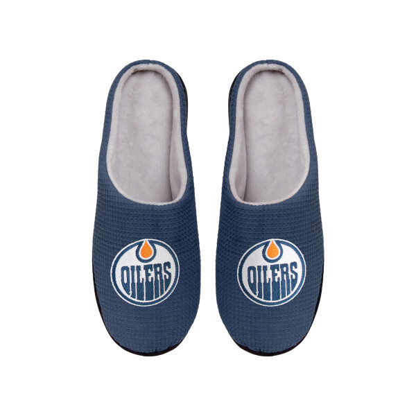 FOCO Pánské pantofle Edmonton Oilers NHL Memory Foam Slide Slipper Velikost: S = 39–41 EU