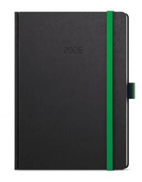Týdenní diář 2026 Oskar Nora A5 zelená