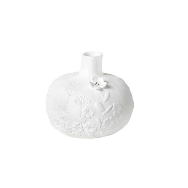 Räder Porcelánová vázička Flower Garden, bílá barva, porcelán