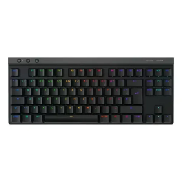 Logitech G515 TKL černá / Bezdrátová herní klávesnice / DE layout / Bluetooth + USB LIGHTSPEED přijímač / RGB (920-012544)