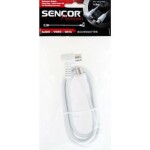 SENCOR SAV 169-015W anténní koaxiální kabel M-F 90° 1.5m (8590669115709)