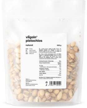 Vilgain Pistácie – Přírodní 500 g