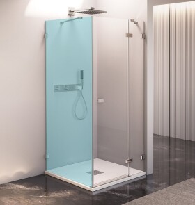 POLYSAN - FORTIS EDGE sprchové dveře bez profilu 800, čiré sklo, pravé FL1280R
