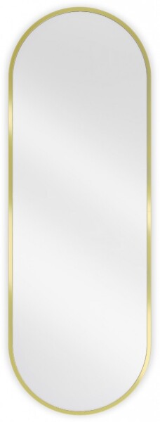 MEXEN - Loft zrcadlo 100 x 35, zlatý rám 9851-100-035-000-50