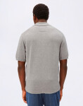Armedangels Shortsleeve Knit Poloshirt silver melange M