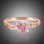 Prsten Swarovski Elements Efisio, Růžová 61 (19.5 mm)