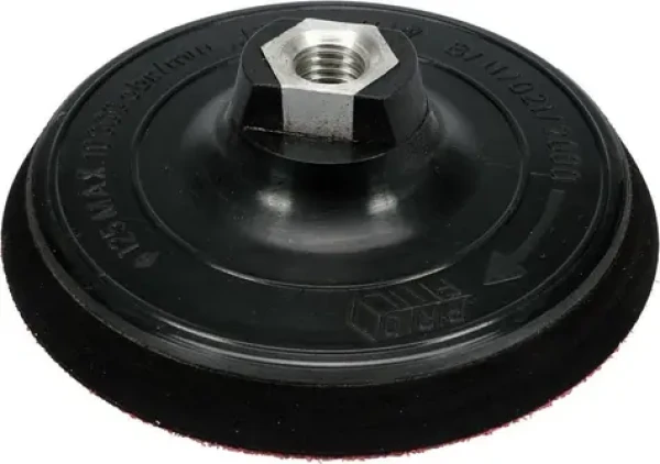 TOYA Talíř leštící/brousící M14 x 125 mm suchý zip (TO-08511)