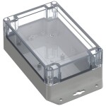 TRU COMPONENTS TC-10860812 Přírubové pouzdro 150 x 100 x 60 ABS-PC světle šedá 1 ks