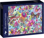 BLUEBIRD Puzzle Květiny a motýli