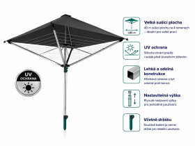 Leifheit LinoProtect 400 venkovní sušák 82100