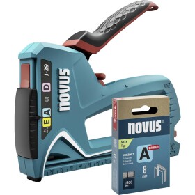 Novus Tools J-550, 031-0375 akumulátorová sponkovačka, Typ 37 , Typ 53, dĺžka 6 - 14 mm, akumulátor, vč. nabíječky, kufř