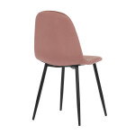 Jídelní židle, růžová, sametová látka, CT-971 PINK4