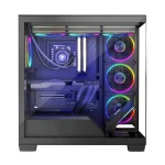 Modecom Volcano Stellar ARGB 8F černá / Skříň / ATX / 1x USB-C / 2x USB 3.0 / 8x120mm ARGB (AT-STELLAR-8F-ARGB-10)