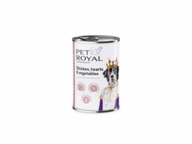 Pet Royal kuře + srdce a zelenina 400g / Konzerva pro psy (8592641059308)