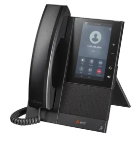 Poly CCX 505 černá / IP telefon / 24 linek / 5" displej / 2xRJ-45 / PoE / Zoom (82Z82AA)