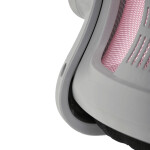 Dětská židle, výškově nastavitelná, růžová síťovina, KA-K2008 PINK
