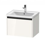 DURAVIT - Ketho.2 Umyvadlová skříňka 44x63x46 cm, 1 zásuvka, lesklá bílá K25082022220000