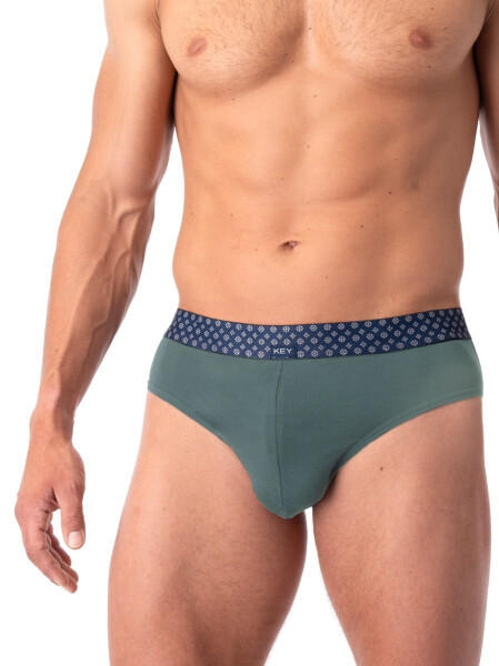 Kalhotky Key MPP 231 A25 Bamboo A'2 M-2XL tmavě modrá-olivová M