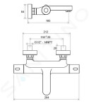 RAVAK - Termo Termostatická vanová baterie, chrom X070097