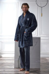 Župan L&L 2664 Elegant M–2XL grafit XL-182/120/116