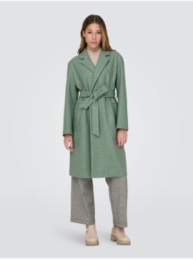 Zelený dámský žíhaný lehký kabát ONLY Trillion - Dámské