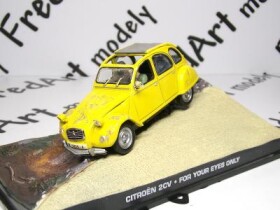 007James Bond CITROËN 2CV - FOR YOUR EYES ONLY - IXO/ALTAYA 1:43