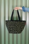 Nákupní taška přes rameno Reisenthel Shopper M Teddy leo olive