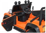 Mamido Dětské elektrické autíčko Land Rover Defender 110 SVX Concept oranžové