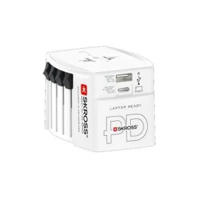 SKROSS MUV USB AC65PD / univerzální cestovní adaptér / 65W / USB A+C (7640166328308)