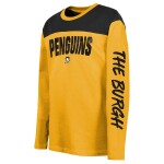 Outerstuff Dětské Tričko Pittsburgh Penguins Unbeaten Run Ls Crew Nk Tee Velikost: Dětské let)