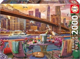 EDUCA Puzzle Romantická večeře v New Yorku