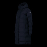 Dámský zimní kabát s kapucí CMP zateplená nepromokavá bunda černá (34K0096/N950) 48