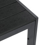 Zahradní stůl 180x90cm, hliník, polywood, šedá, AZT-C1211 GREY