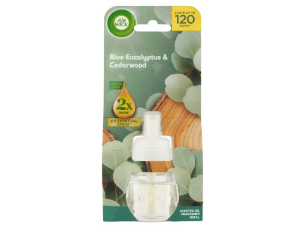Air Wick Tekutá náplň do elektrického přístroje eukalyptus a cedrové dřevo 19ml