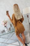 Šaty batwings Oversize camel UNI