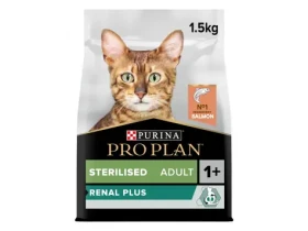 Purina Pro Plan Cat Renal Plus Sterilised losos 1.5kg / Granule pro kočky / pro kastrované kočky od 1 roku (7613033566387)