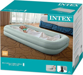 Postel nafukovací Kidz Travel s ruční pumpou - Alltoys Intex