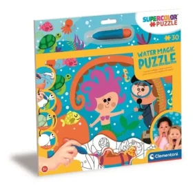 Clementoni PUZZLE s malováním vodou Water Magic: Hlubiny moře