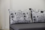 Nábytek VACULÍK Rozkládací pohovka MIRKA - s obdélníkovými polštáři