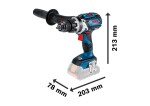 Aku příklepová vrtačka Bosch GSB 18V-110 C 06019G030A