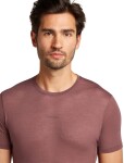 Pánské merino tričko s krátkým rukávem ICEBREAKER Mens 75 Cool-Lite Featherlight SS Crewe, Carob velikost: XXL