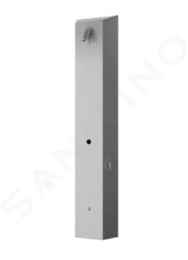 SANELA - Nerezové sprchové panely Nástěnný sprchový panel na mincovní žetony, pro 1 druh vody, matný nerez SLZA 28