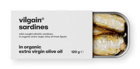 Vilgain Sardinky – v BIO extra panenském olivovém oleji 120 g