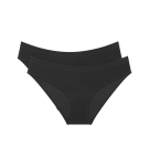 SENSE OF MODAL - bezešvá tai z modalu (2 ks) Triumph BLACK M