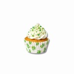 Dortisimo Košíčky na mini muffiny se zelenými květinami (100 ks)