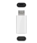 MicroConnect adaptér USB-C (F) - microUSB B (M) bílá (USBMICROUSBC)